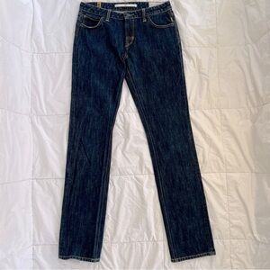 Meltin’ Pot | Meg Straight Leg Italian Made Denim Blue Jeans | Size 28